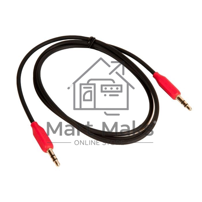 Аудио кабель 3.5 mm jack - 3.5 mm jack/ HOCO HC-79293 UPA11/ 1m/ позолоченные контакты/ Black AUX