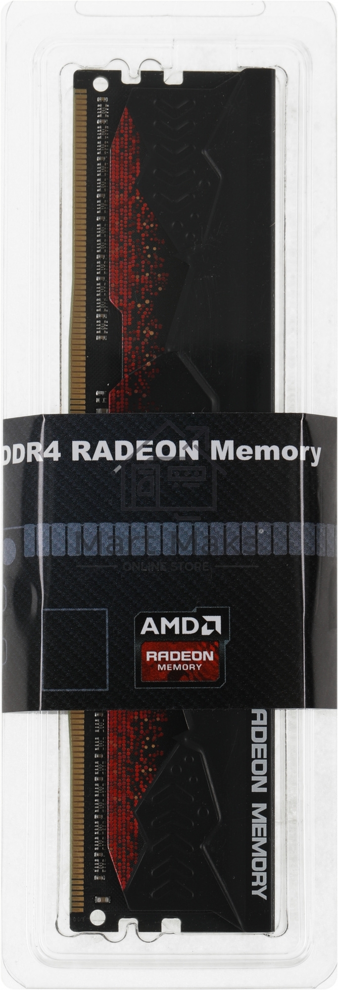Оперативная память AMD Radeon R7, DDR4, 16GB, 2666MHz, CL16, DIMM, с радиатором, черный