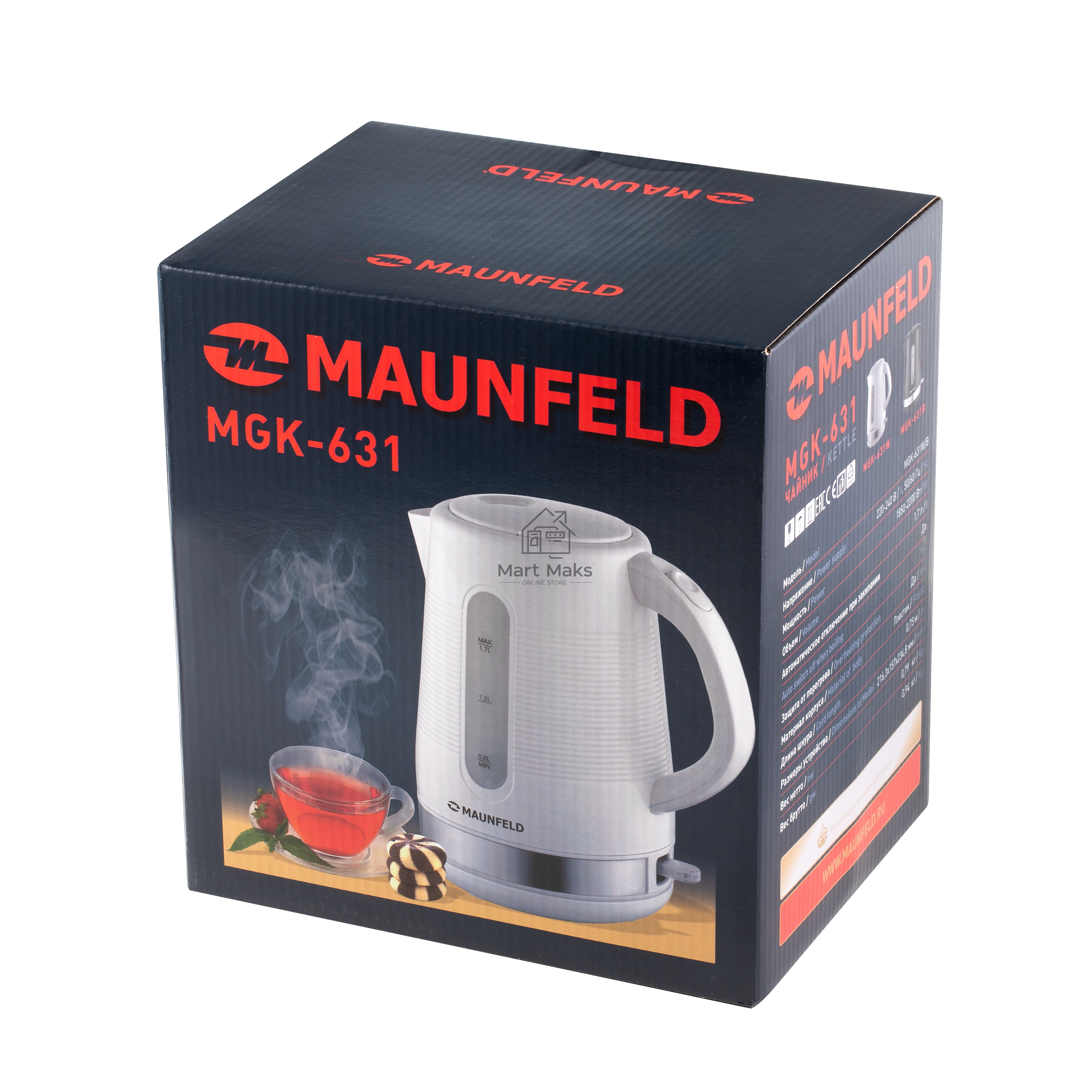 Чайник электрический Maunfeld MGK-631B