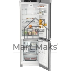 Холодильник Liebherr CNsdb 5223-22 001 серебристый двухкамерный 225/94л морозилка снизу, No Frost