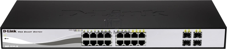 Коммутатор настраиваемый L2 коммутатор, 16х1000Base-T, 4хCombo 1000Base-T/SFP, упрощенный интерфейс CLI