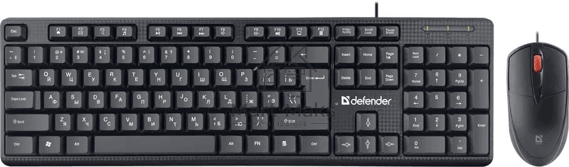 Клавиатура + мышка Defender LINE C-511 RU черный