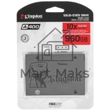 Накопитель SSD Kingston A400, 960Gb, SATA III, 2.5