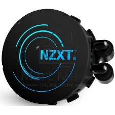 Система жидкостного охлаждения для ПК/Water Cooling System NZXT Kraken Elite 280 RGb (250W, 280мм, LED temp., Black/Fans: 2x140мм, 98.61CFM, 34.5dBA, 2000RPM/Pump height 65мм, 2800RPM, Rad thickness 27мм/S: 1851, 1700, 1200, 115X, AM5, AM4)