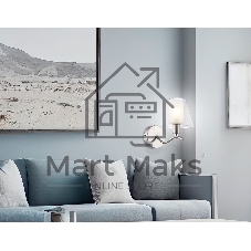 Настенный светильник Ambrella light LH57085 SN/FR никель/белый матовый E14 max 40W 230*140*200
