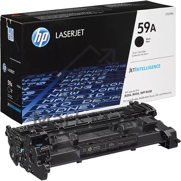 Картридж лазерный 59A для HP LJ M304/M404/MFP M428, 3К черный CF259A(3000 стр)
