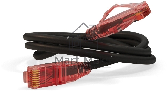 Патч-корд Hyperline PC-LPM-UTP-RJ45-RJ45-C5e-5M-LSZH-BK Патч-корд U/­UTP, Cat.5е, LSZH, 5 м, черный 