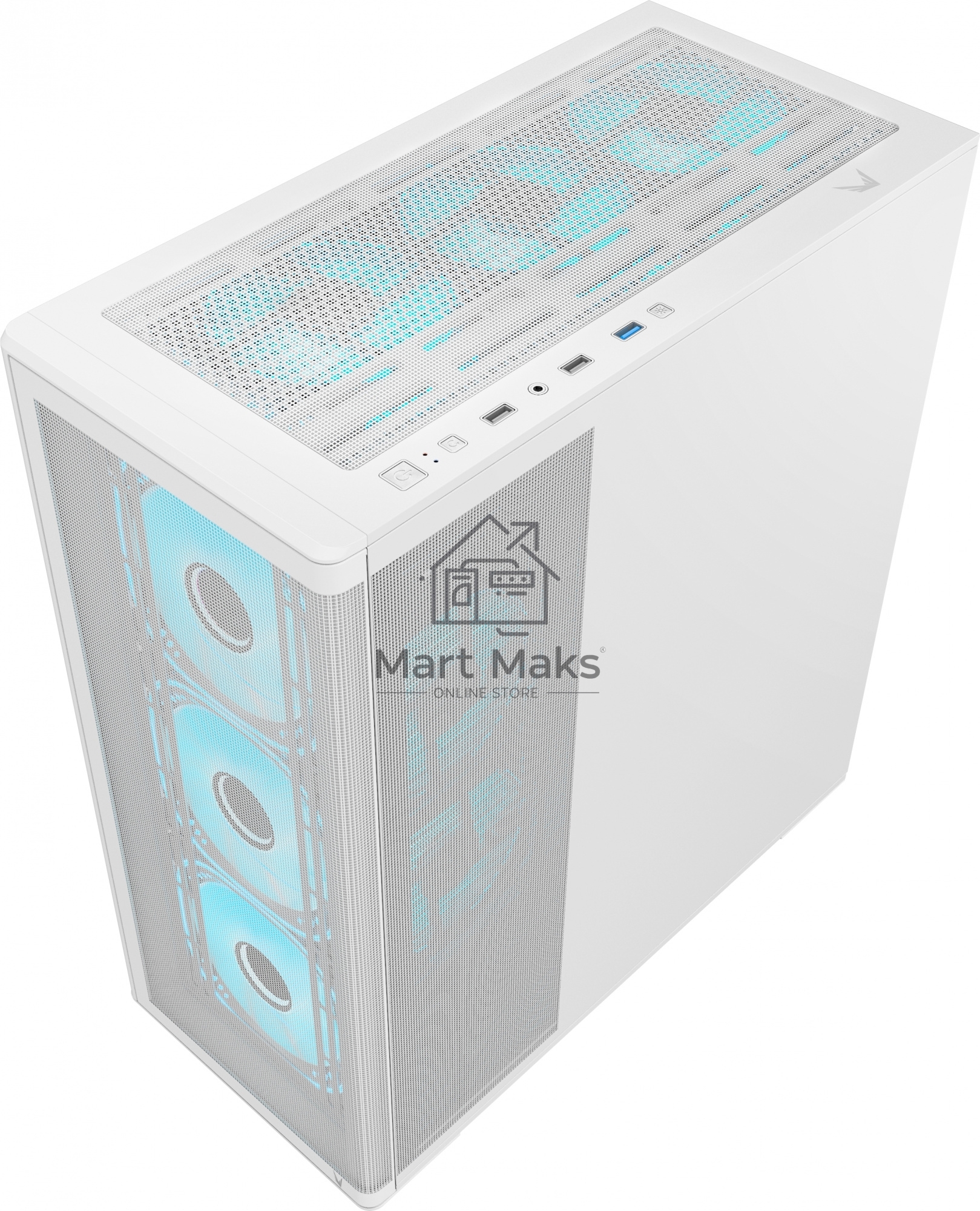 Компьютерный корпус Aerocool / Formula Air Power G5 Plus белый без БП ATX 4x120mm 2xUSB2.0 1xUSB3.1 audio bott PSU