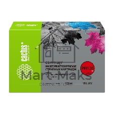 Картридж струйный Cactus CS-PFI120Y желтый (130мл) для Canon imagePROGRAF TM-200/TM-205/TM-300/TM-305