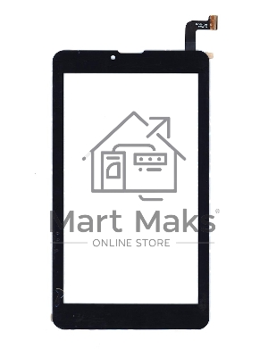 Сенсорное стекло (тачскрин) для Prestigio Grace 3157 / 3257 4G (ZYD070-263) черное