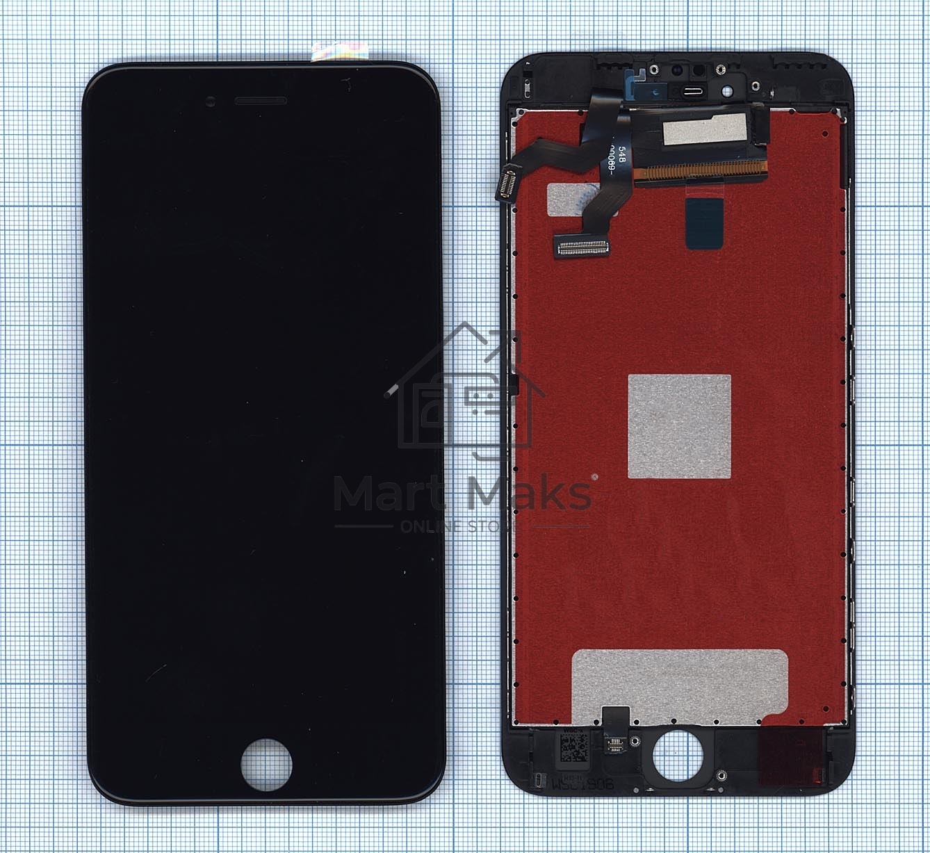 Дисплей для iPhone 6S Plus в сборе с тачскрином (Hancai) черный