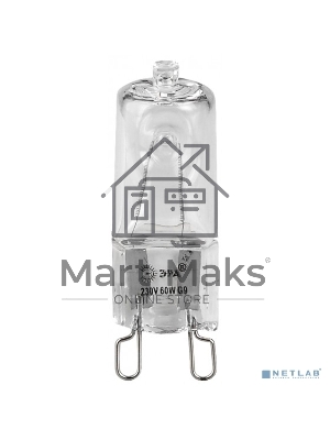 Лампа галогенная ЭРА G9-JCD-60-230V-Cl(100/1000/30000)
