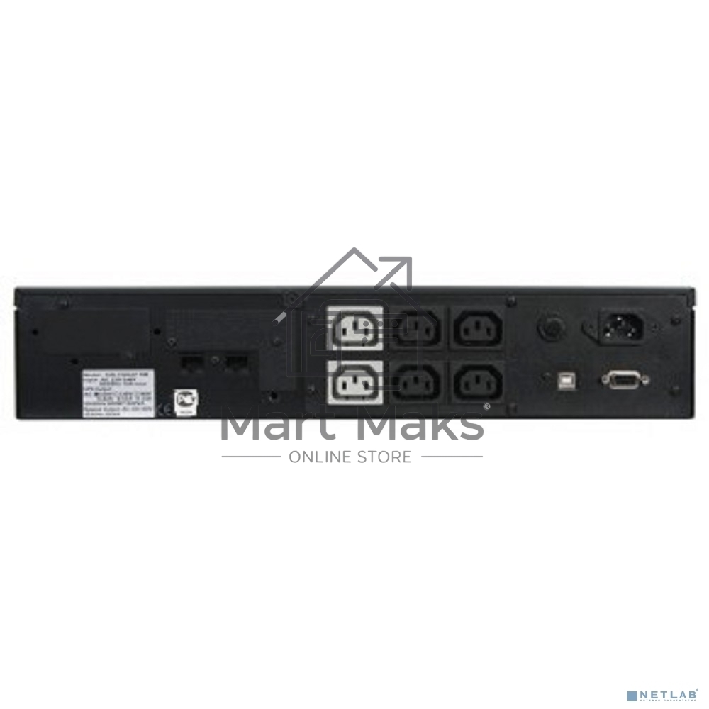Источник бесперебойного питания Powercom King Pro RM KIN-1200AP LCD 720Вт 1200ВА черный