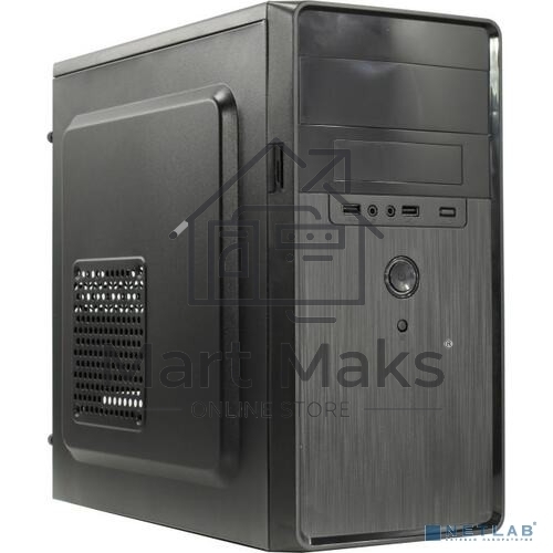 Компьютерный корпус Minitower ExeGate EX286424RUS BA-309-350W-8 (mATX, БП AA350 с вент. 8см, 2*USB, HD аудио, черный)