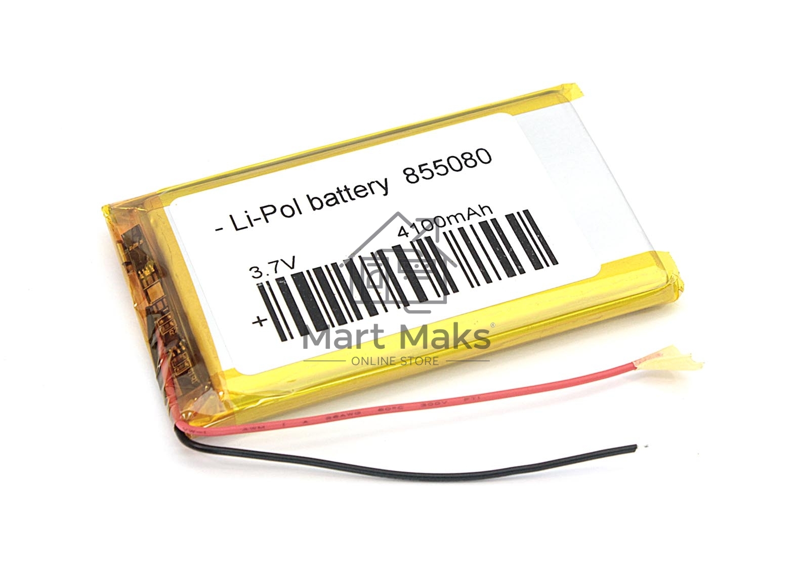 Аккумулятор Li-Pol (батарея) 8.5*50*80мм 2pin 3.7V/4100mAh