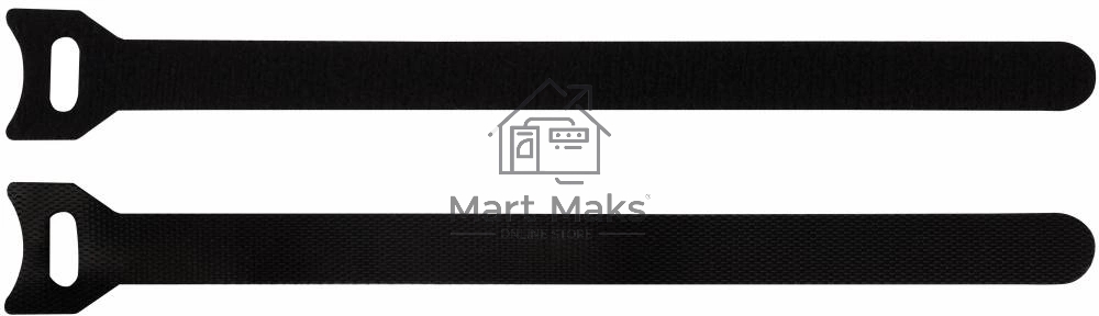 Хомут-липучка LANMASTER LAN-VCM180-BK, 180мм, 20шт, черный