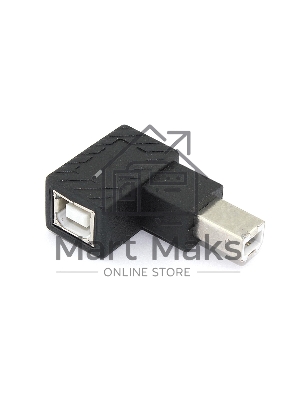 Угловой удлинитель USB Type B с поворотом вниз