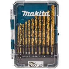 Набор сверл Makita D-72855 по металлу (13пред.) для дрелей