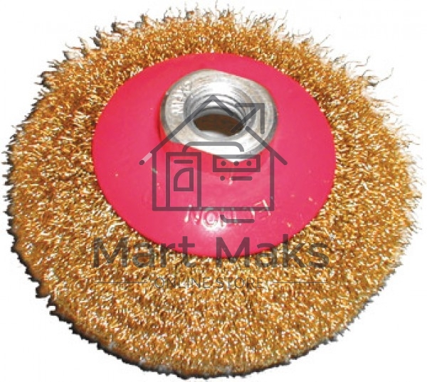 Кордщетка FIT 39050колесо с наклоном 100мм гайка м14
