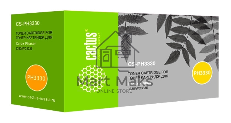 Картридж лазерный Cactus CS-PH3330 (106R03621) черный (8500 стр.) для Xerox Phaser 3330/WC3335
