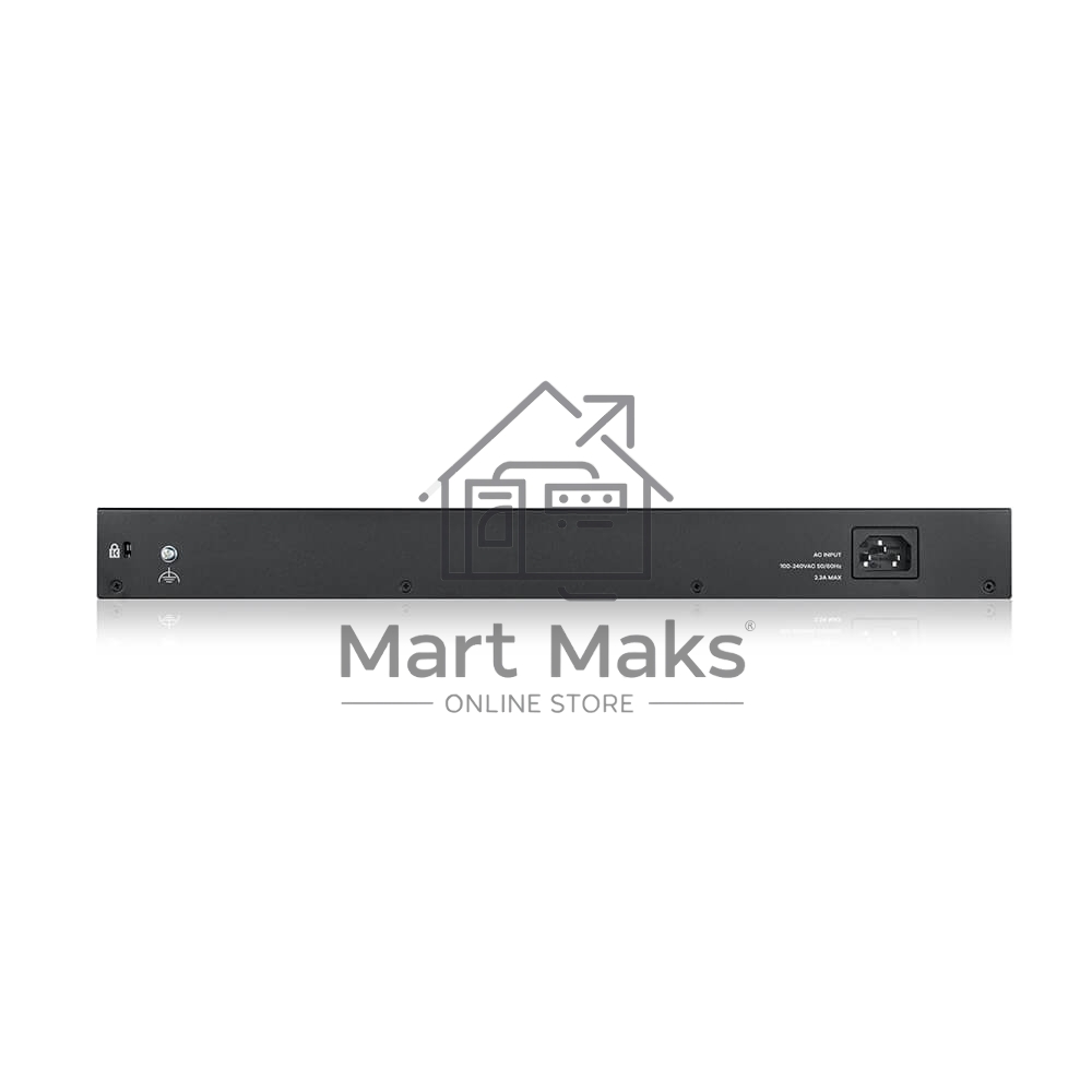 Коммутатор Smart L2 PoE+ Zyxel GS1900-24HPv2, rack 19