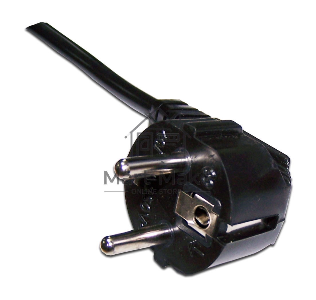 Провод Lanmaster LAN-PP13/SHA-2.0-BK проводник.:2 черный 2м