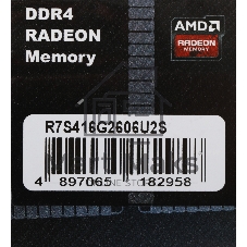 Оперативная память AMD Radeon R7, DDR4, 16GB, 2666MHz, CL16, DIMM, с радиатором, черный
