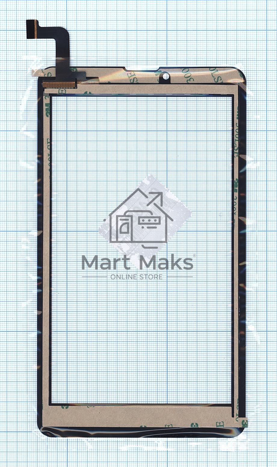 Сенсорное стекло (тачскрин) для Prestigio Grace 3157 / 3257 4G (ZYD070-263) черное