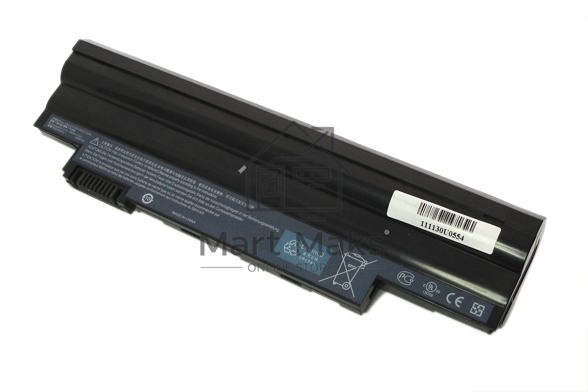 Аккумуляторная батарея для ноутбука Acer Aspire One D255 D260 eMachines 355 11.1V 2520mAh черный
