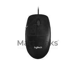 Мышь проводная Logitech M100/100R DARK/GREY (темно-серая/черная), 1000 dpi, USB, кнопки - 3