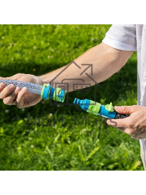 Шланг поливочный прозрачный армированный 3-х слойный, 3/4