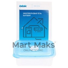 Микроволновая печь BBK 20MWS-720T/W белый, 20 л, 700 Вт, переключатели - кнопки, поворотный механизм
