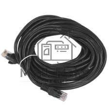Патч-корд медный UTP Cablexpert PP10-7.5M/BK cat.5e, 7.5м, литой, многожильный, черный