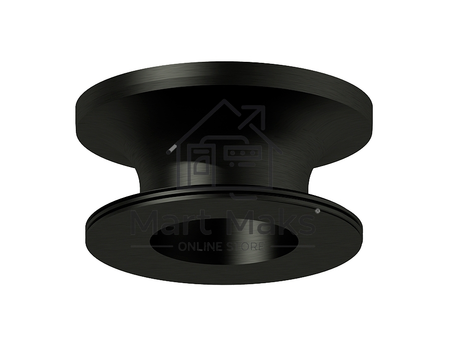 Насадка для корпуса светильника N7926 PBK черный полированный D70*H28mm Out25mm