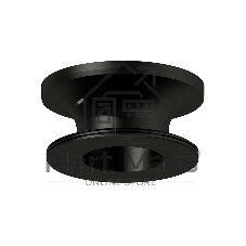 Насадка для корпуса светильника N7926 PBK черный полированный D70*H28mm Out25mm