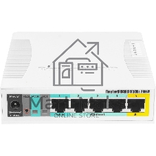 Роутер беспроводной MikroTik RB951UI-2HND N300 10/100BASE-TX белый