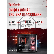 Компьютер Bloody BD-PC CB76V2 TWR i5 14400F (2.5) 32Gb SSD 1Tb RTX 5060TI 8Gb Win 11H 64 GbitEth 650W черный (RUS) (2142021)