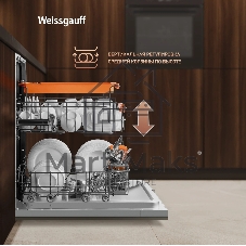 Встраиваемая посудомоечная машина Weissgauff BDW 4538 Touch Inverter Autoopen Timer Floor