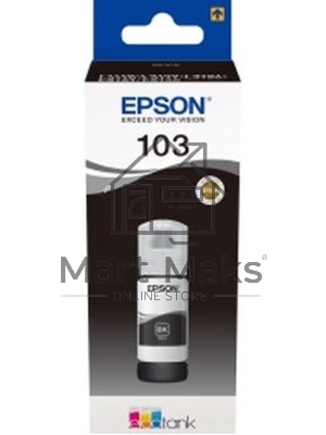 Чернила Epson 103BK C13T00S14A черный (65 мл) для Epson L3100/3110/3150