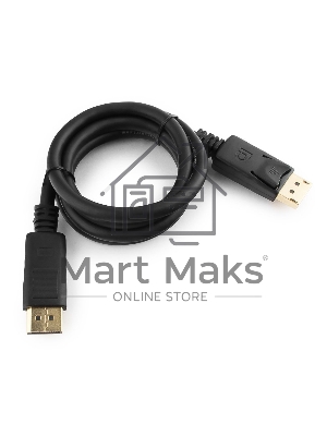 Кабель DisplayPort Gembird/Cablexpert, 1м, 20M/20M, черный, экран, пакет(CC-DP-1M)