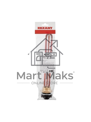 Нагревательный элемент для бойлера ТЭН RDT 2,5 кВт, термостат 15 A, кольцо уплотнительное D 42 мм Rexant