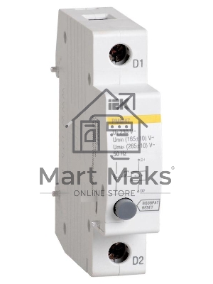 Расц-ль мин.макс.напряж.РММ47 новая серия на DIN-рейку ИЭК