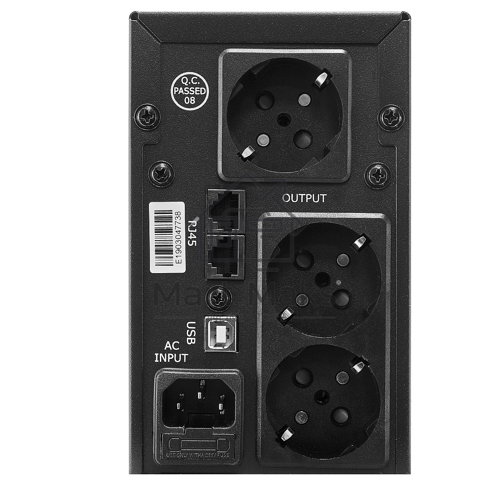 Источник бесперебойного питания CROWN Line Intractive CMU-SP650EURO LCD USB 650VA\390W, корпус металл, 1x12V/7AH, розетки 2*EURO+3*IEC, трансформатор AVR 140-290V, LCD-дисплей, съёмный кабель 1.2 м, порт RJ11/45, порт USB, защита: от перегрузки, от КЗ, от