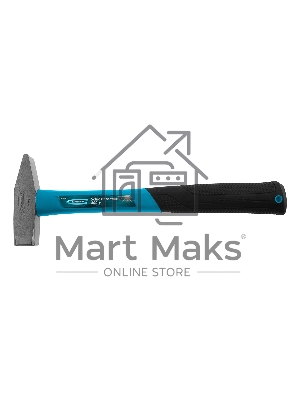 Молоток слесарный GROSS 10274 400г квадратный боек фибергласовая обрезиненная рукоятка