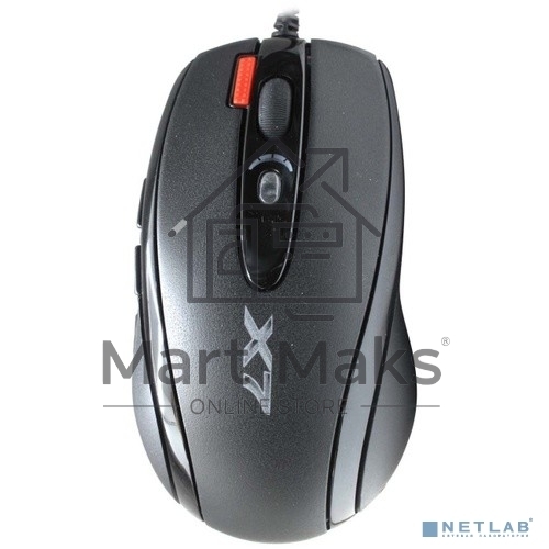 Мышь проводная A4Tech X-718BK черный, 3000 dpi, USB, кнопки - 7