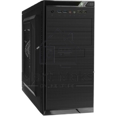 Компьютерный корпус Minitower ExeGate EX272745RUS QA-412U Black, mATX, (XP400, Black, 120мм), 2хUSB+2хUSB 3.0, Audio