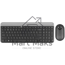 Комплект клавиатура+мышь Logitech MK470 беспроводной, USB, 1000 DPI, чёрный