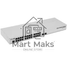 Коммутатор Mikrotik CRS326-24G-2S+IN with 800 MHz CPU, 512MB RAM, 24xGigabit LAN, 2xSFP+ cages, RouterOS L5 or SwitchOS (dual boot), desktop case, PSU