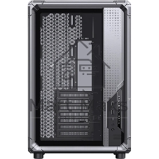 Корпус без блока питания Case JONSBO X400, Midi-Tower, TG, no fan, 2xUSB-A 3.0 + 1xUSB-C 3.2, ATX, mATX, mITX Grey
