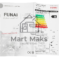 Кондиционер мобильный FUNAI CROCUS MAC-CS22CON01 7500 BTU, 15 м², 53 дБ, охлаждение, белый